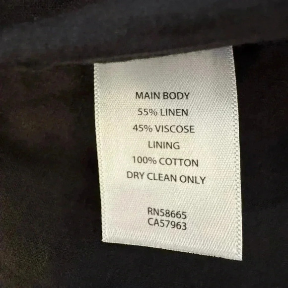 Treasure & Bond Linen Blend Blazer NWT, Black, Size Small - Picture 6 of 11